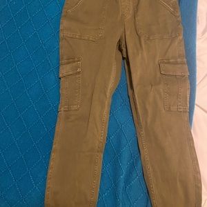 Brand new spanx cargo pants in green.